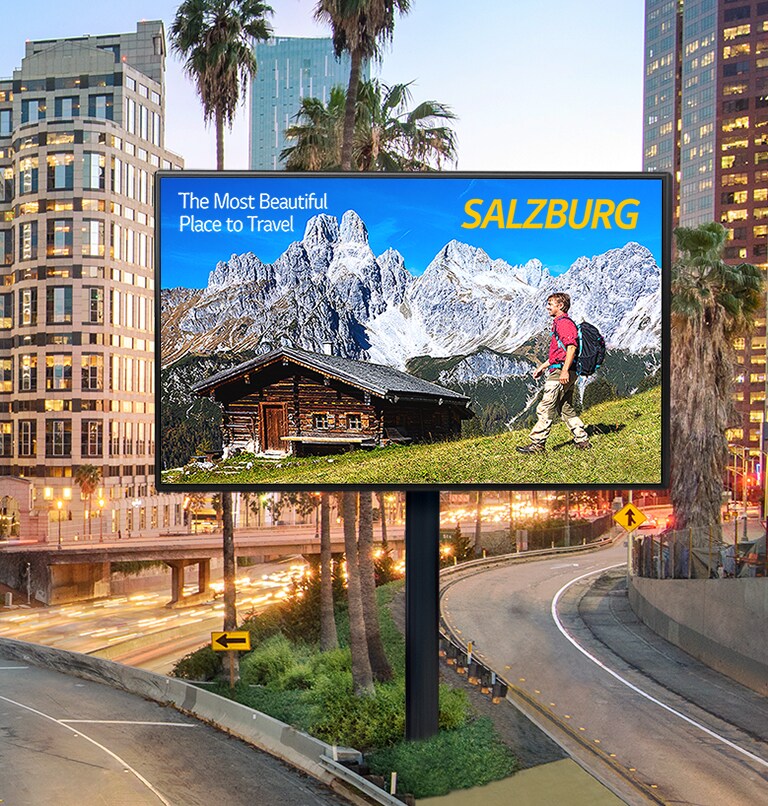 Large outdoor best sale led displays
